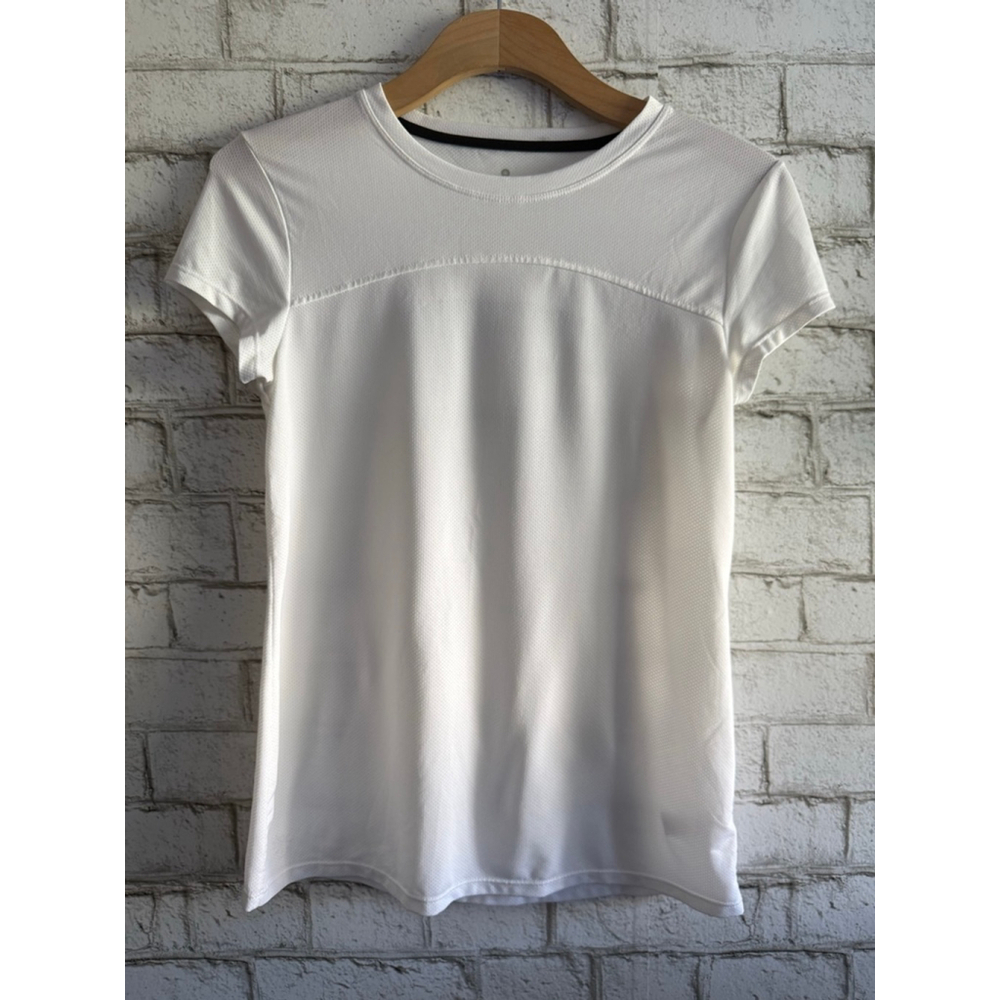 Athleta Short Sleeve Breathable Uppercut Tee size XS white